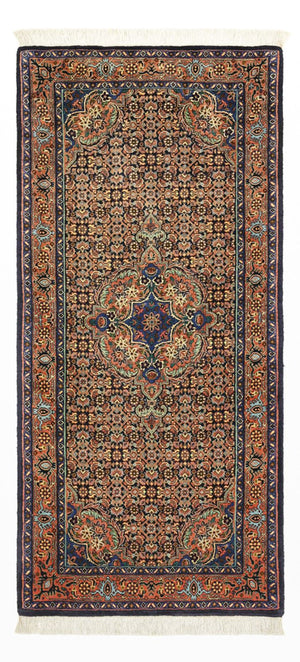 Perzisch tapijt - Bijar - 147 x 69 cm - donker beige