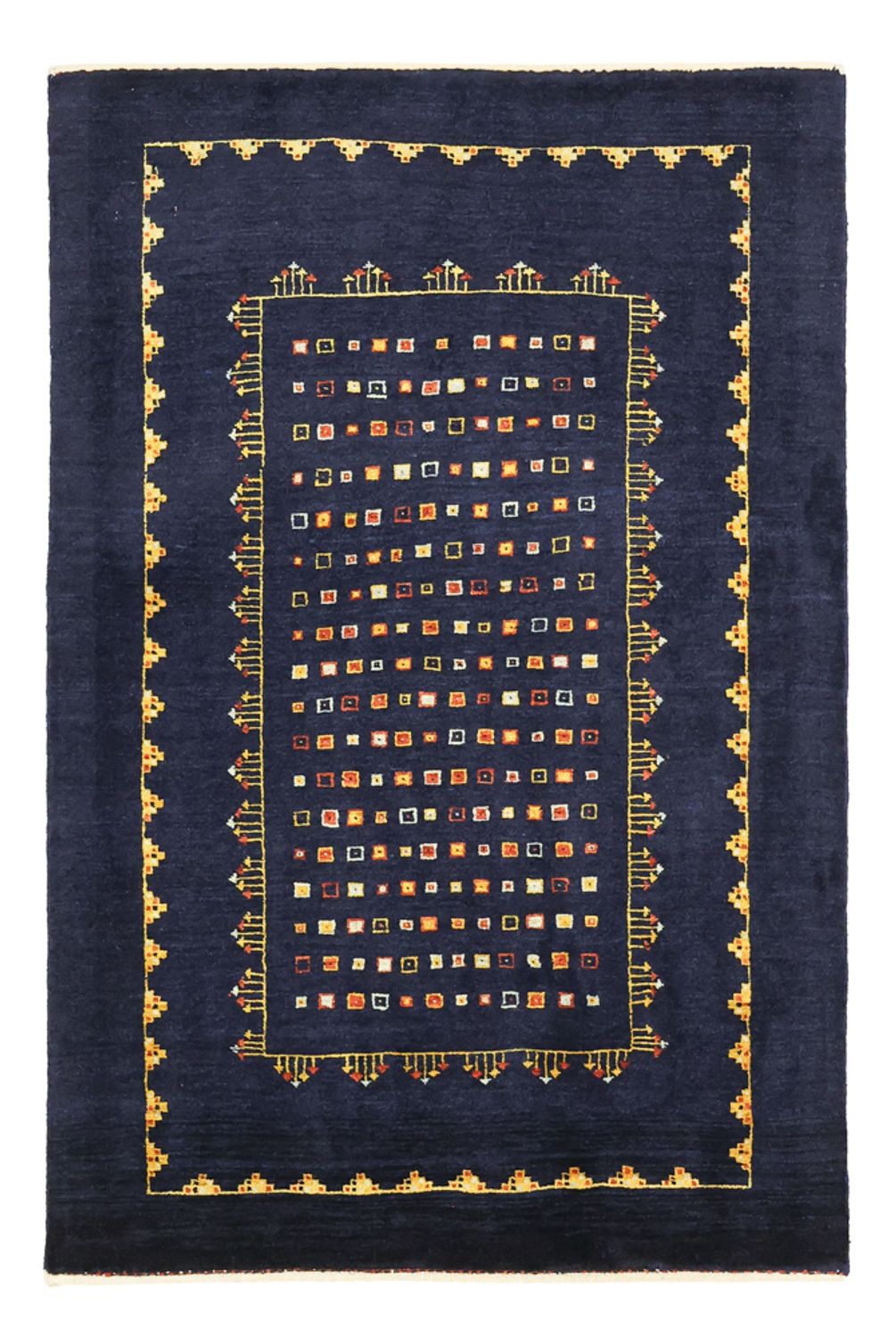 Gabbeh Tapijt - Kashkuli Perzisch - 119 x 81 cm - donkerblauw
