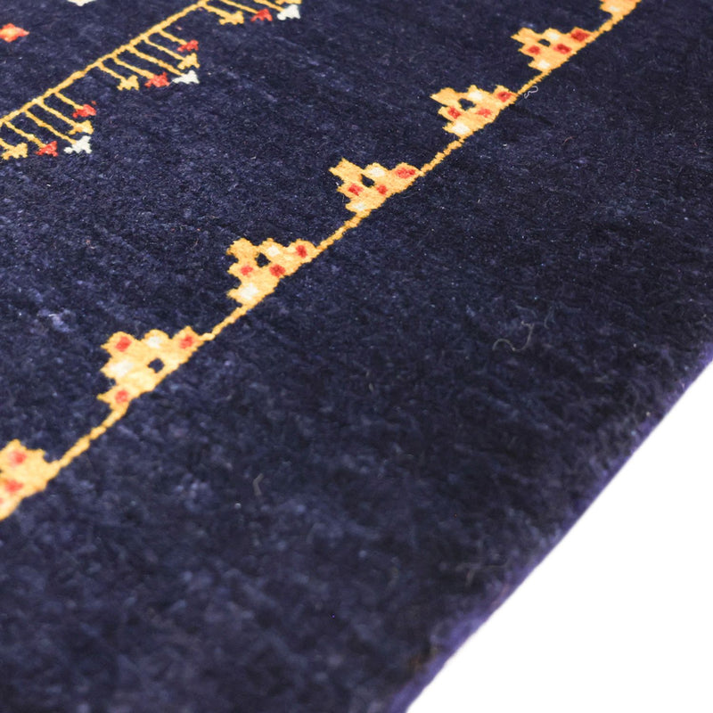 Gabbeh Tapijt - Kashkuli Perzisch - 119 x 81 cm - donkerblauw