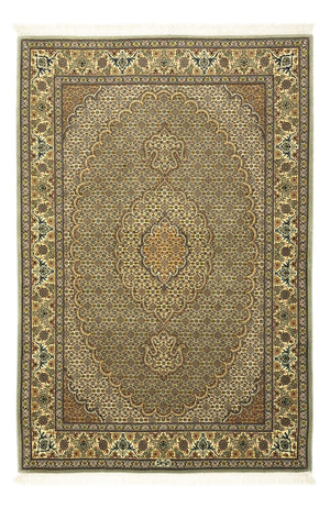 Perzisch tapijt - Tabriz - Royal - 149 x 100 cm - olijfgroen