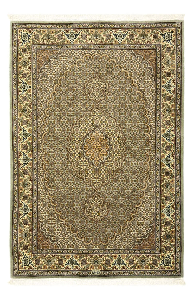 Perzisch tapijt - Tabriz - Royal - 149 x 100 cm - olijfgroen
