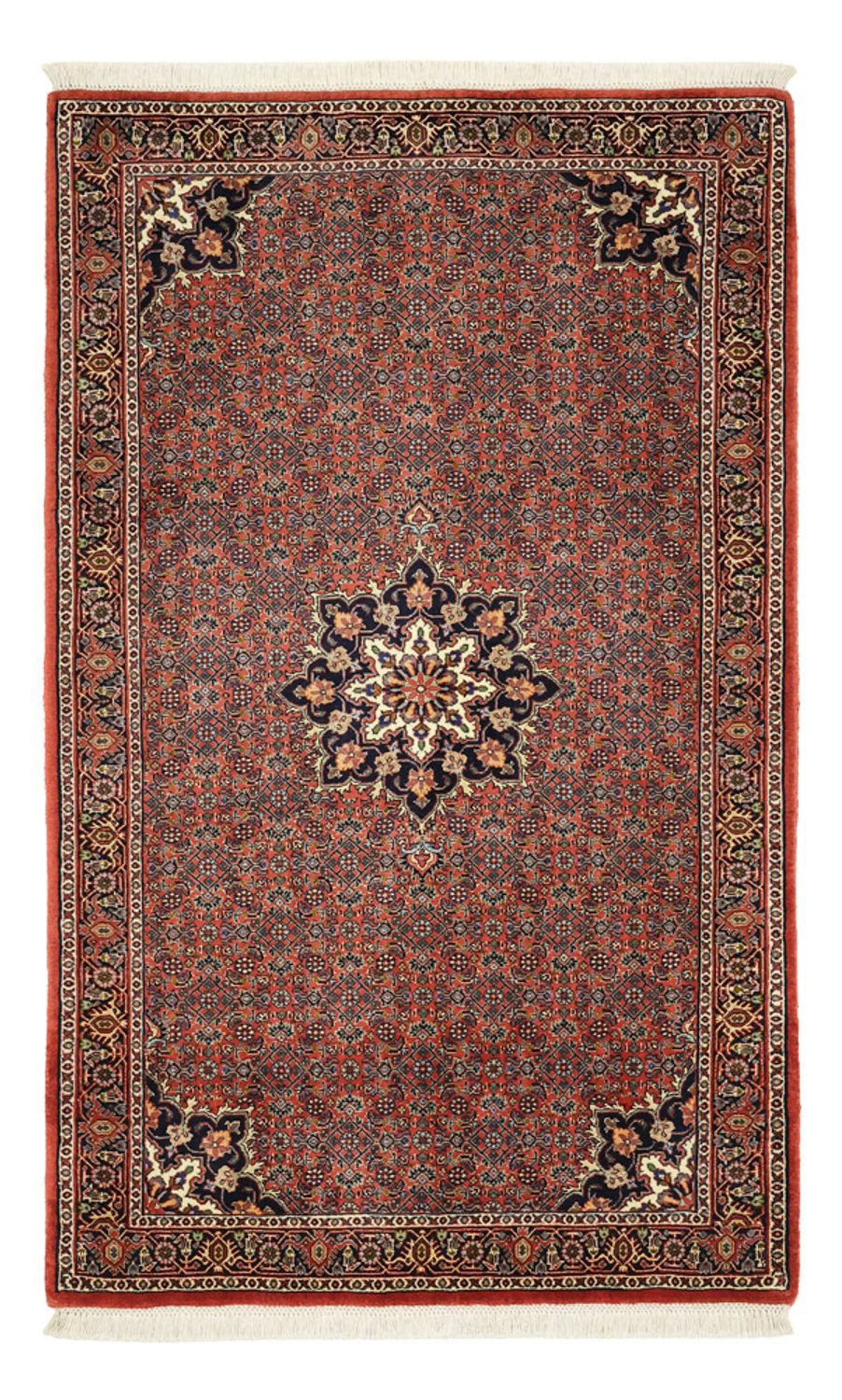 Perzisch tapijt - Bijar - 147 x 92 cm - donkerrood