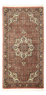 Perzisch tapijt - Bijar - 141 x 71 cm - donkerrood