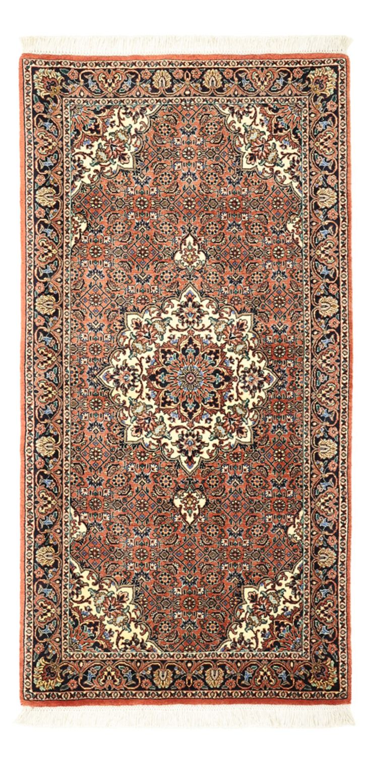 Perzisch tapijt - Bijar - 141 x 71 cm - donkerrood