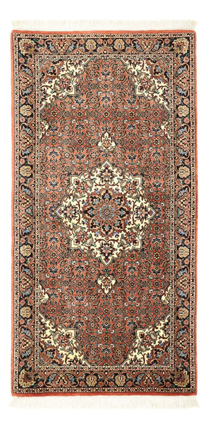 Perzisch tapijt - Bijar - 141 x 71 cm - donkerrood