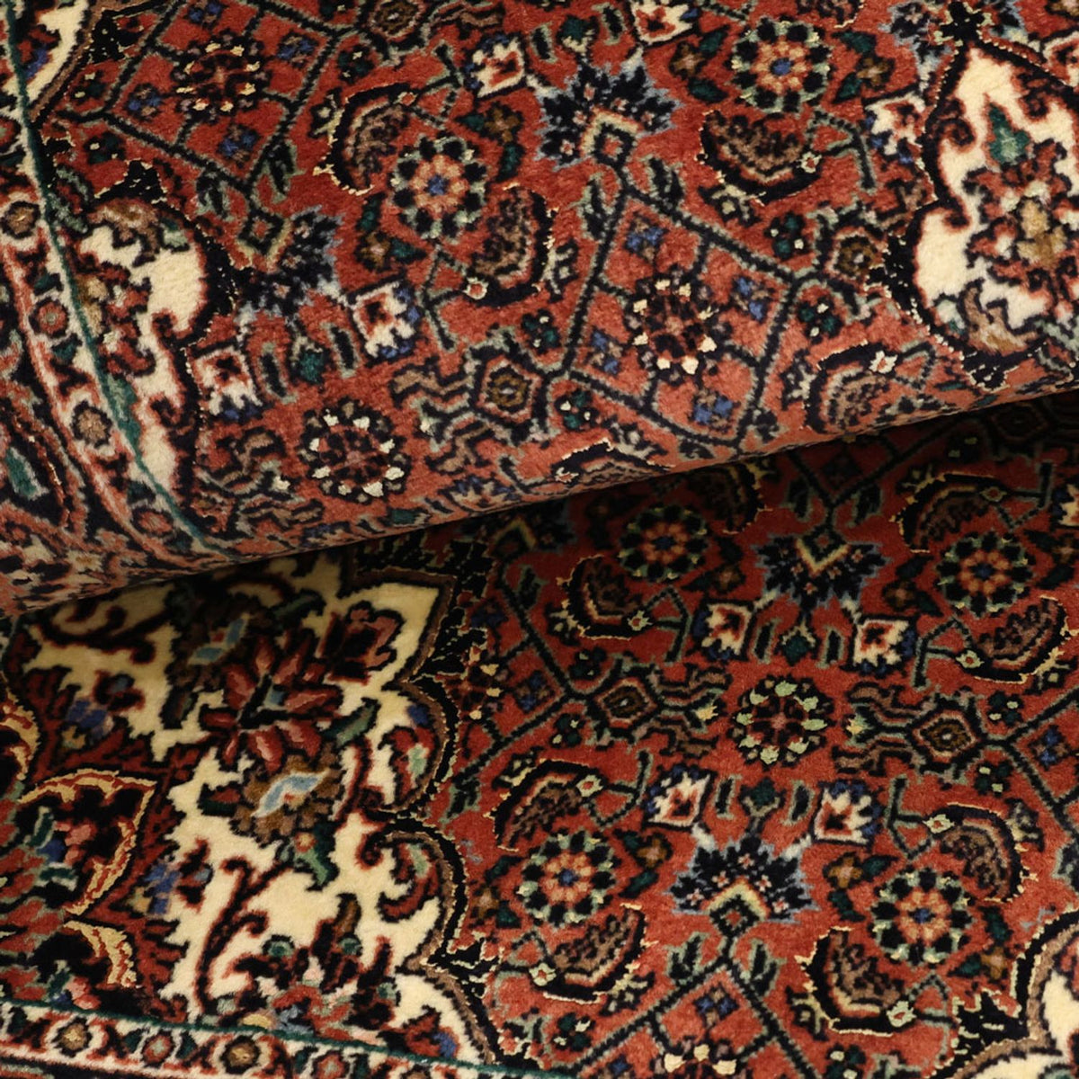 Perzisch tapijt - Bijar - 141 x 71 cm - donkerrood