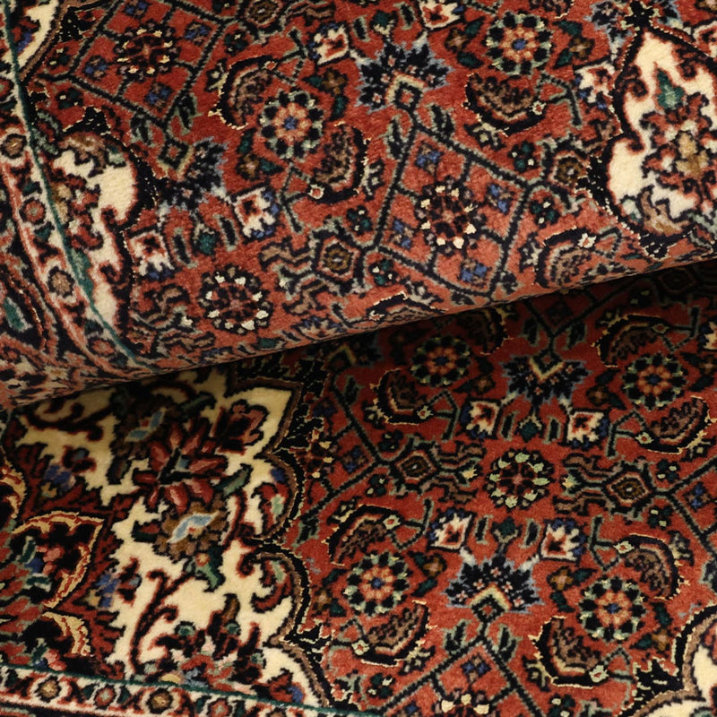 Perzisch tapijt - Bijar - 141 x 71 cm - donkerrood