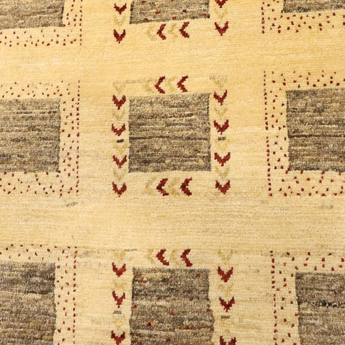 Gabbeh Tapijt - Kashkuli Perzisch - 190 x 116 cm - beige