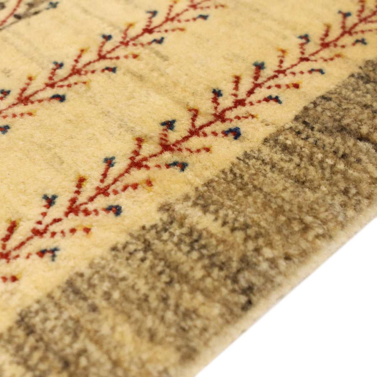 Gabbeh Tapijt - Kashkuli Perzisch - 125 x 87 cm - beige