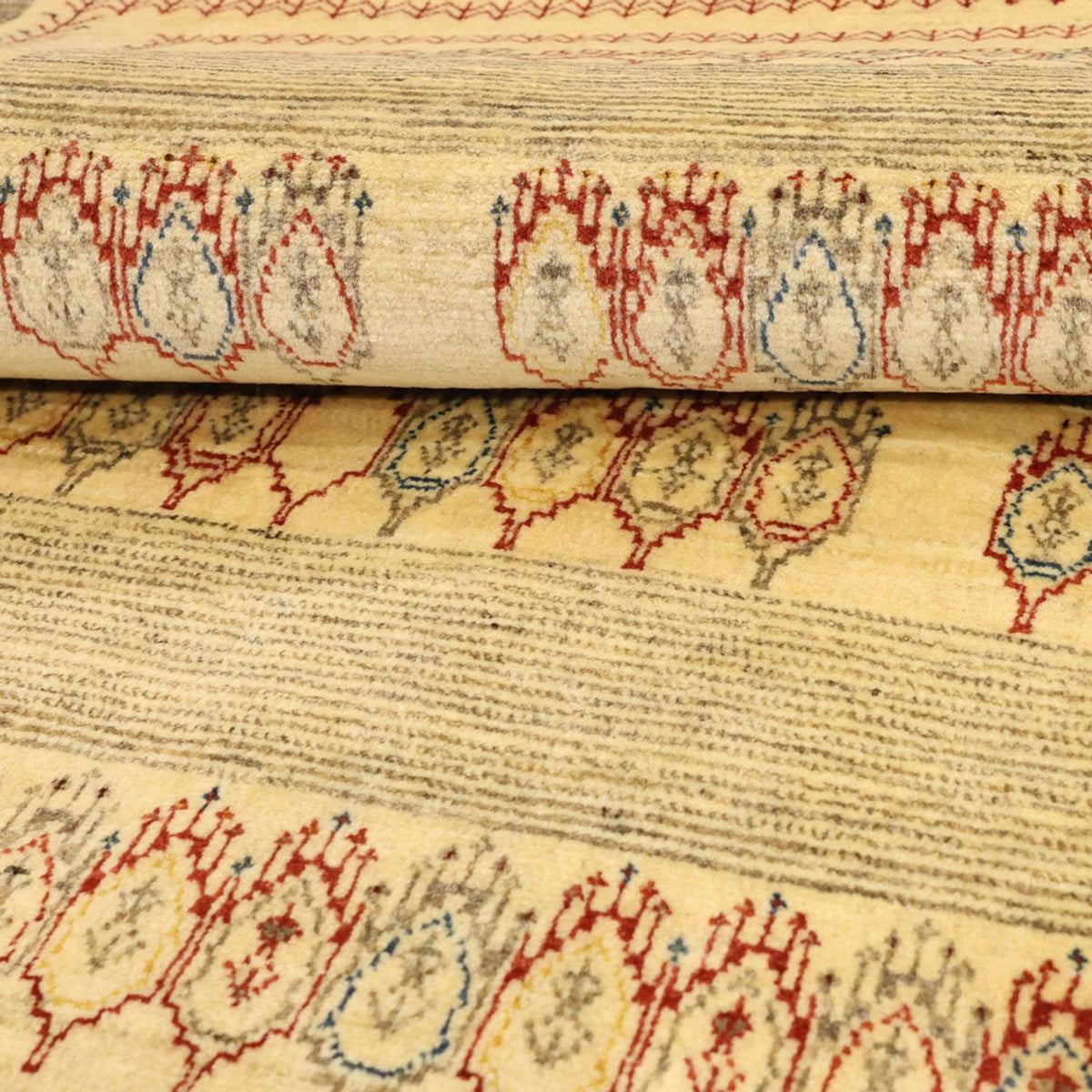 Gabbeh Tapijt - Kashkuli Perzisch - 125 x 87 cm - beige