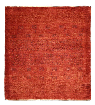 Gabbeh Tapijt - Kashkuli Perzisch vierkant  - 112 x 101 cm - donkerrood