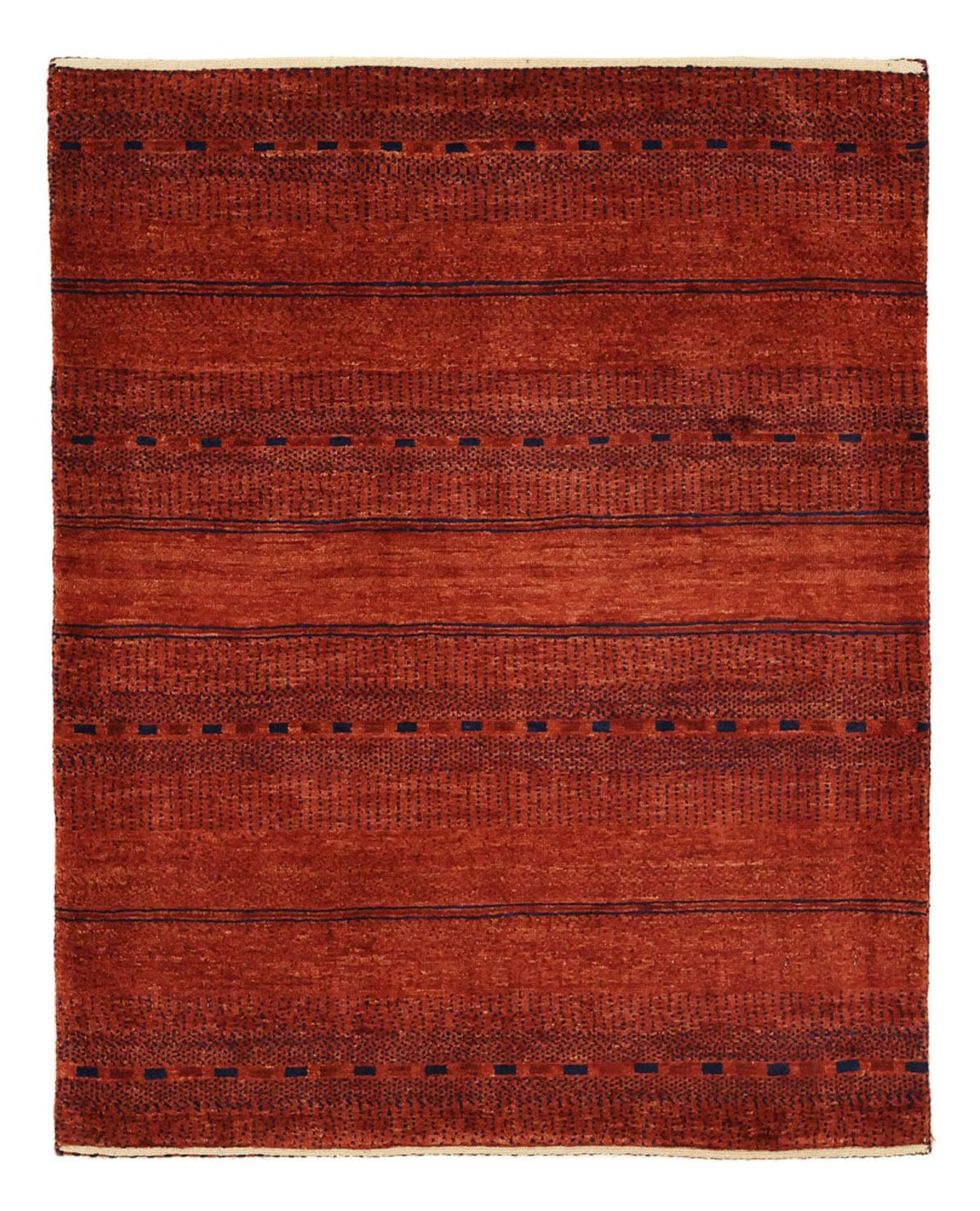 Gabbeh Tapijt - Kashkuli Perzisch - 100 x 80 cm - donkerrood