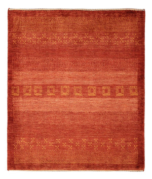 Gabbeh Tapijt - Kashkuli Perzisch - 113 x 97 cm - rood