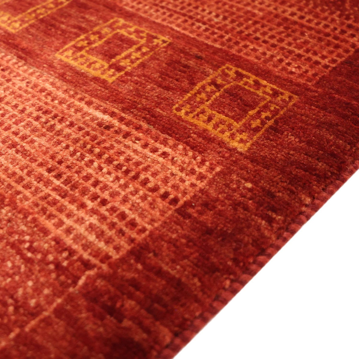 Gabbeh Tapijt - Kashkuli Perzisch - 113 x 97 cm - rood