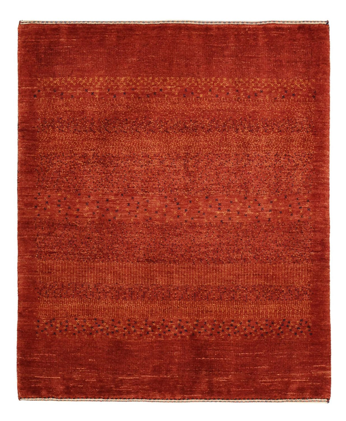 Gabbeh Tapijt - Kashkuli Perzisch - 116 x 97 cm - roest