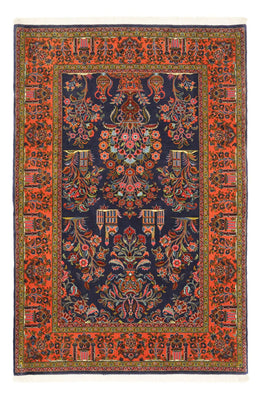 Perzisch tapijt - Klassiek - 161 x 110 cm - donkerblauw