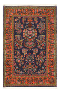 Perzisch tapijt - Klassiek - 161 x 110 cm - donkerblauw