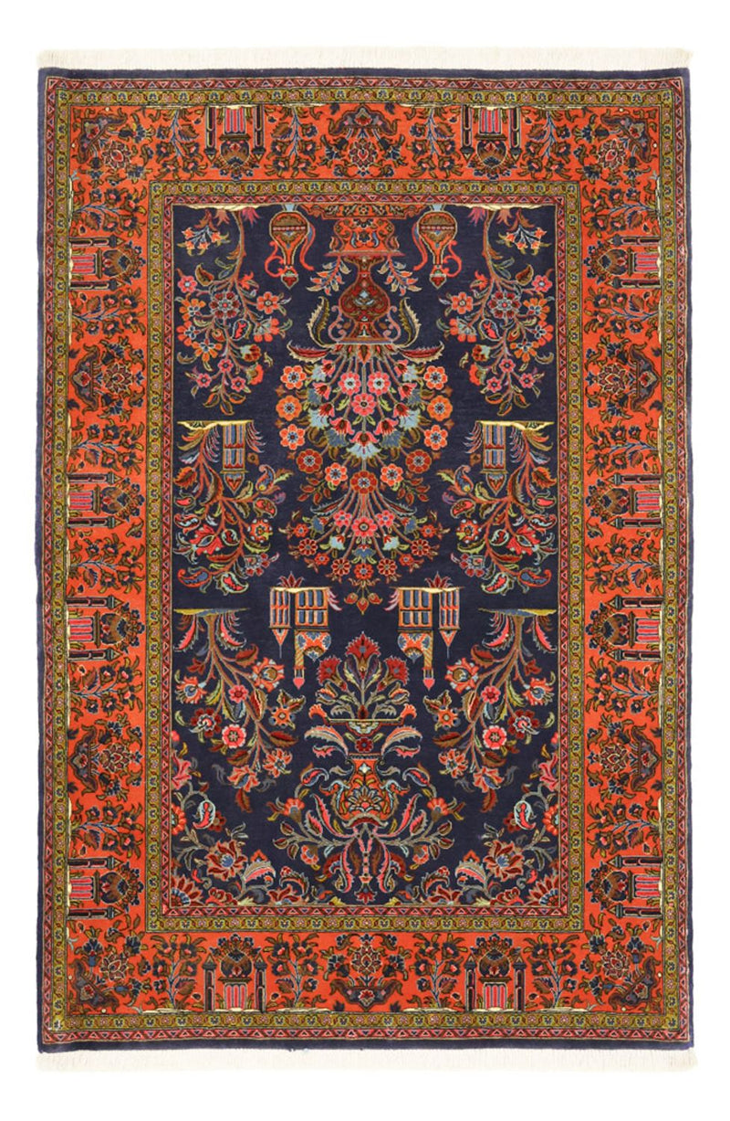 Perzisch tapijt - Klassiek - 161 x 110 cm - donkerblauw