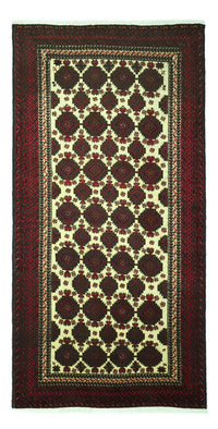 Loper Baluch tapijt - 193 x 99 cm - veelkleurig