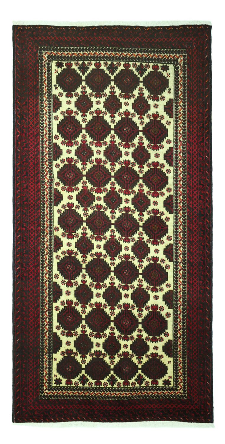 Loper Baluch tapijt - 193 x 99 cm - veelkleurig