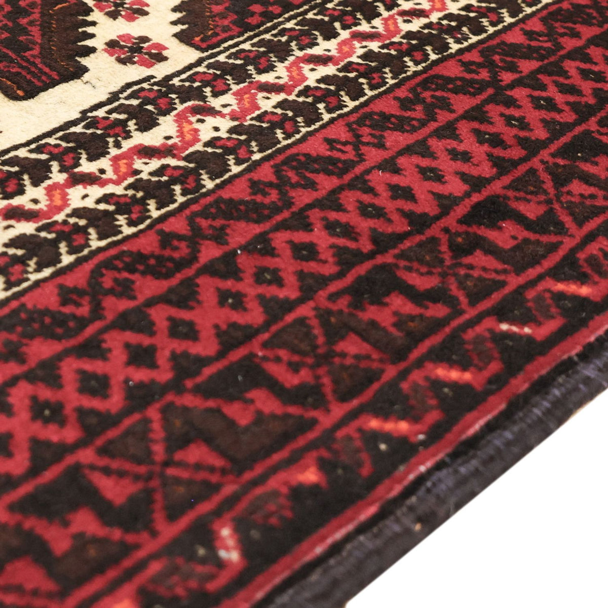 Loper Baluch tapijt - 193 x 99 cm - veelkleurig
