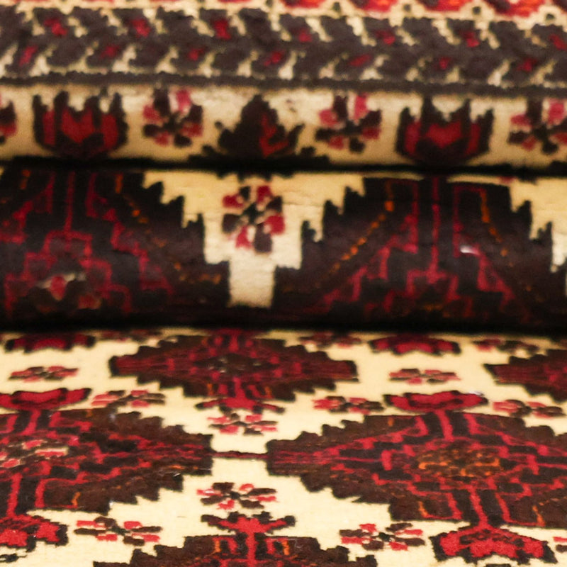 Loper Baluch tapijt - 193 x 99 cm - veelkleurig