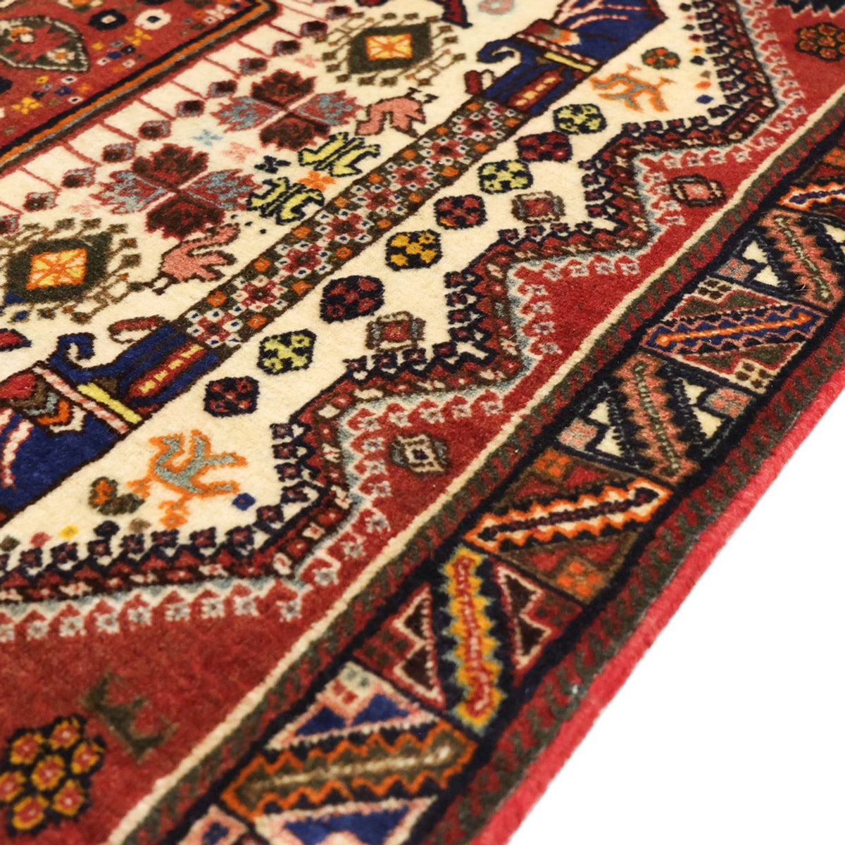 Perzisch Tapijt - Nomadisch - 150 x 101 cm - beige