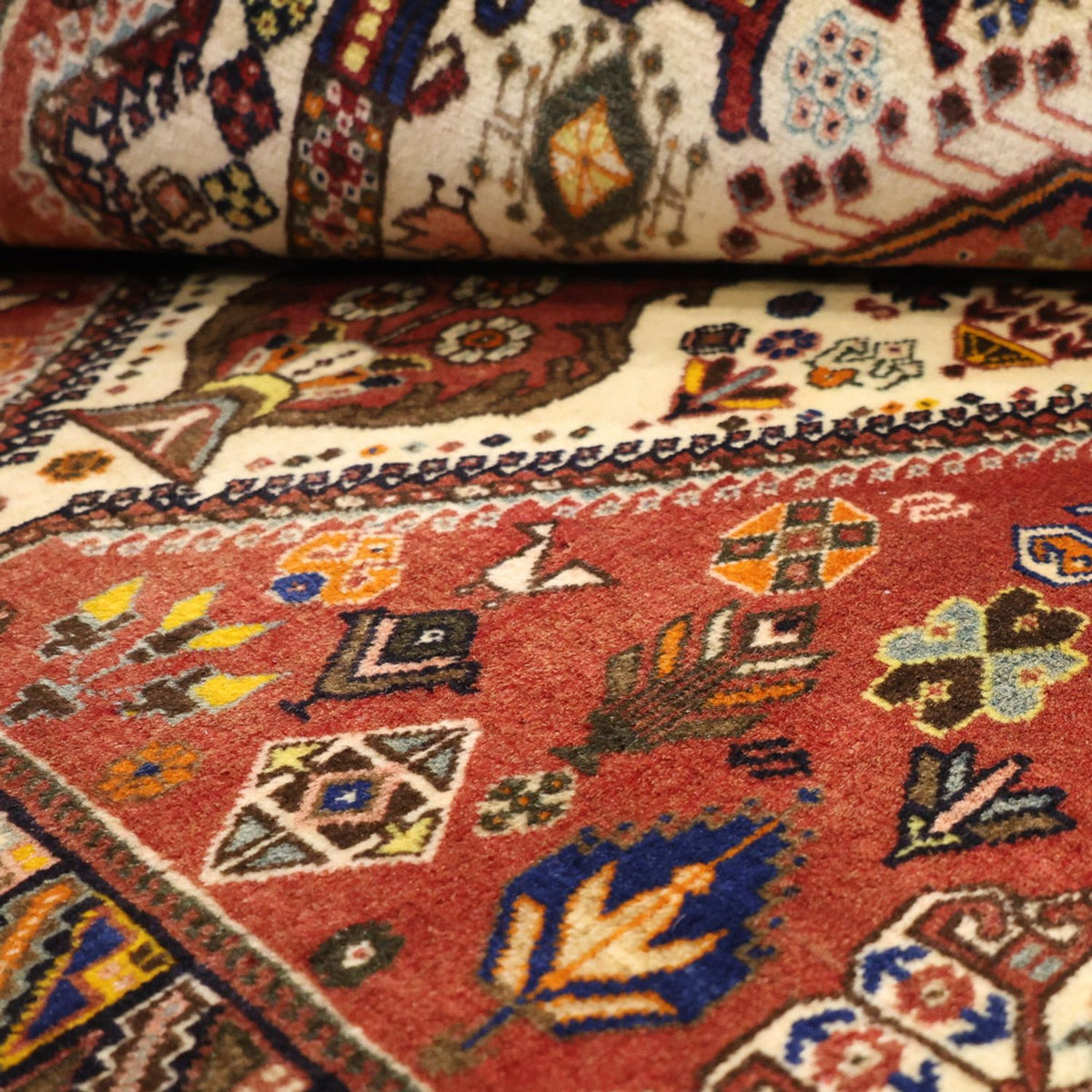 Perzisch Tapijt - Nomadisch - 150 x 101 cm - beige