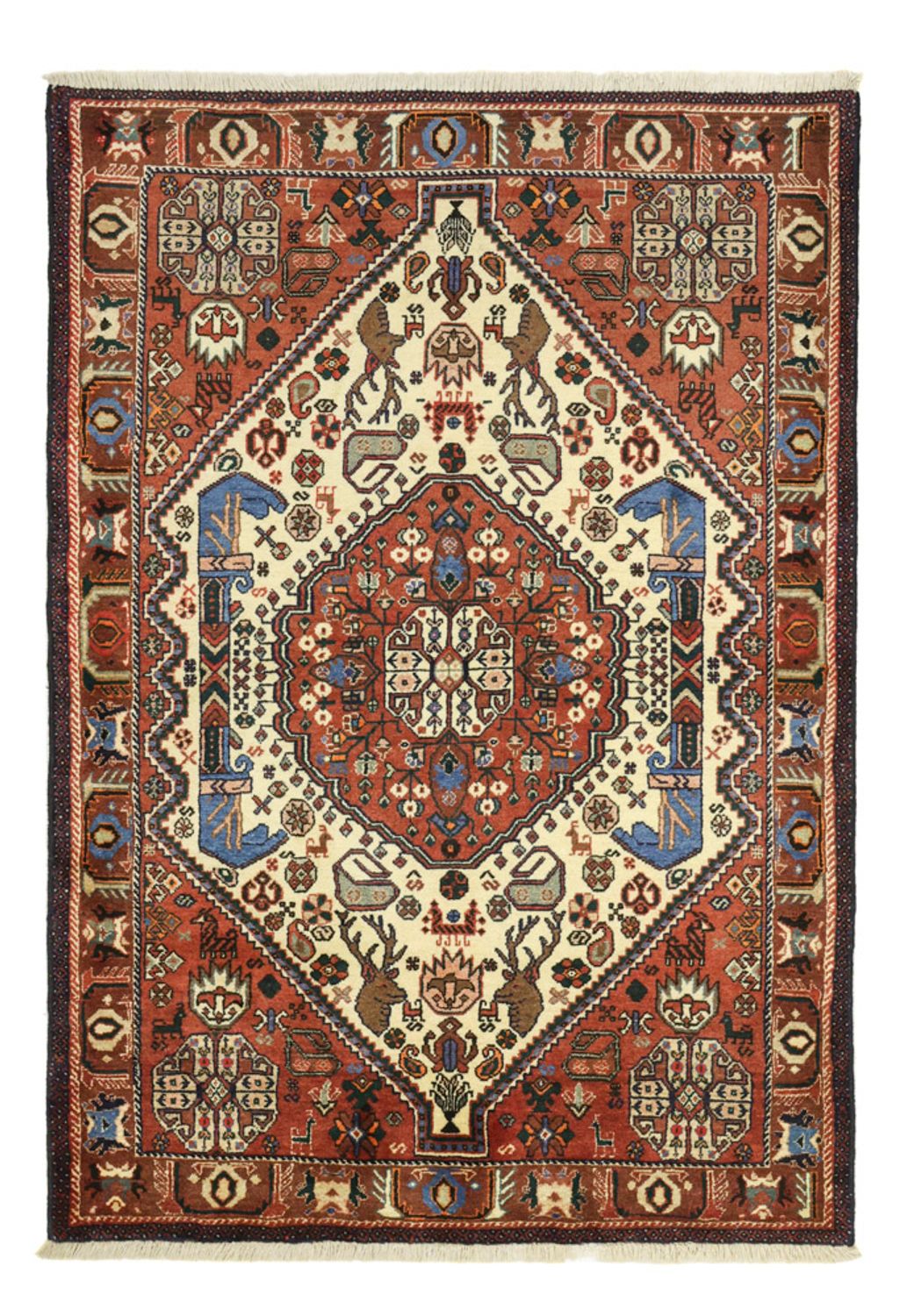 Perzisch Tapijt - Nomadisch - 153 x 105 cm - beige