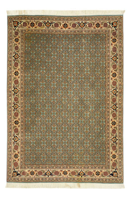 Perzisch tapijt - Tabriz - Royal - Koninklijke - 145 x 101 cm - olijfgroen