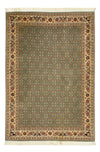 Tabriz - 50 Raj Tapijt 101x145cm - Perzisch tapijt - Rechthoekig / Olijfgroen / 101 x 145 cm Rechthoekig