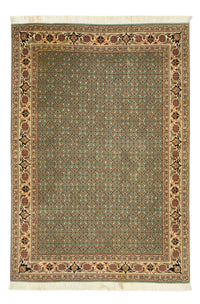 Perzisch tapijt - Tabriz - Royal - Koninklijke - 145 x 101 cm - olijfgroen