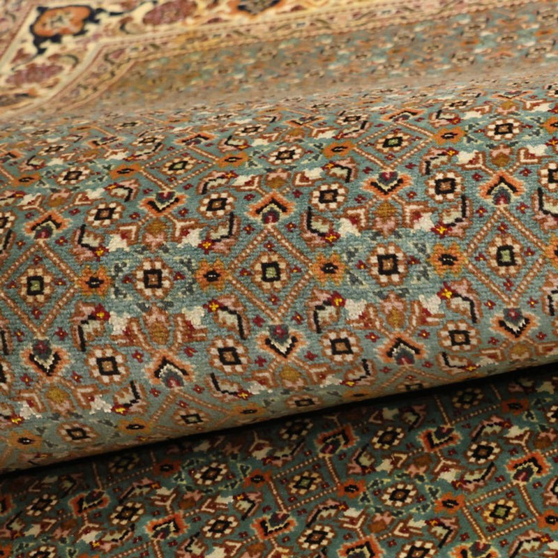 Perzisch tapijt - Tabriz - Royal - Koninklijke - 145 x 101 cm - olijfgroen