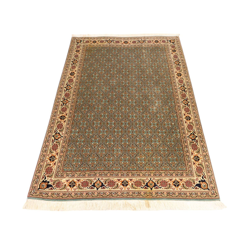 Perzisch tapijt - Tabriz - Royal - Koninklijke - 145 x 101 cm - olijfgroen