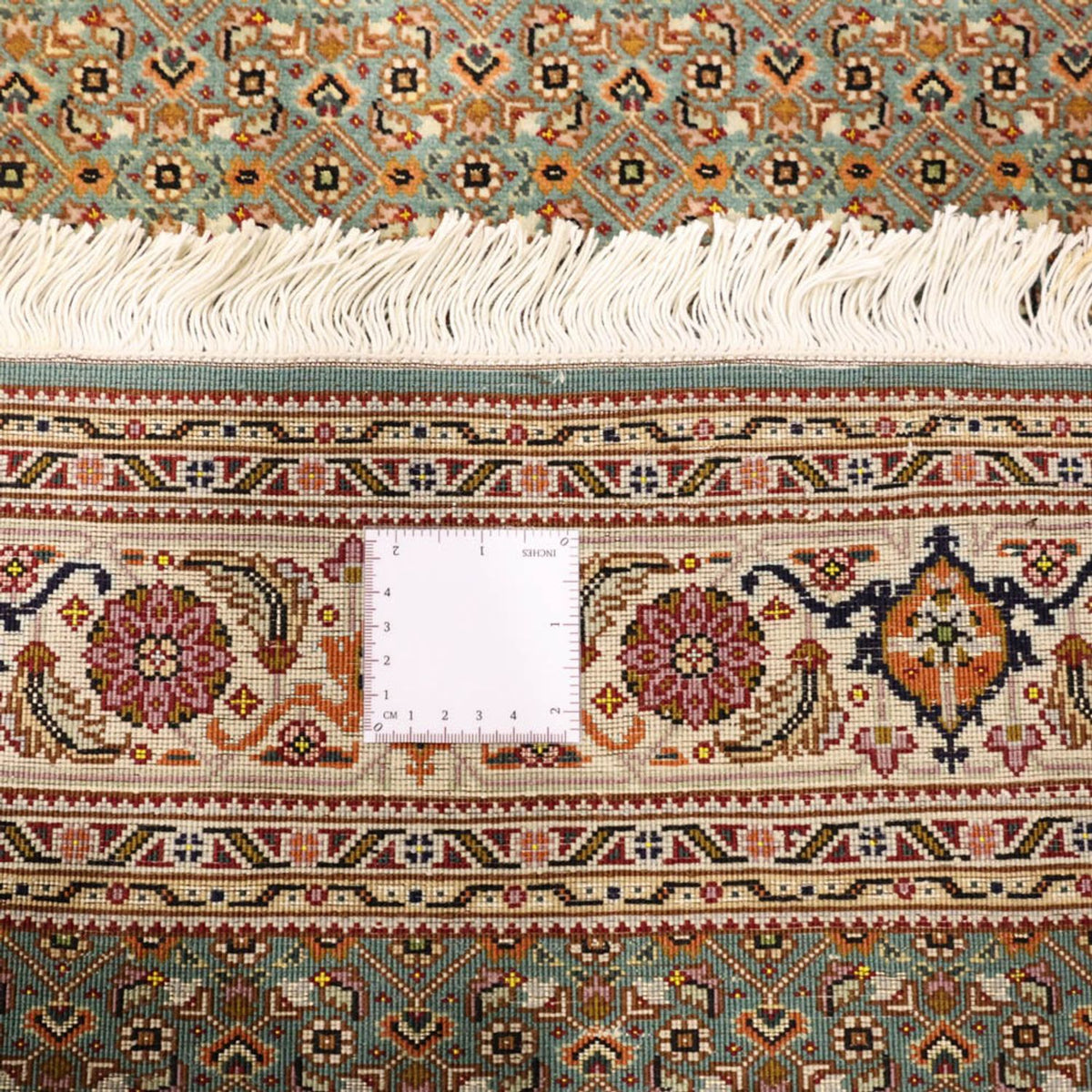 Perzisch tapijt - Tabriz - Royal - Koninklijke - 145 x 101 cm - olijfgroen