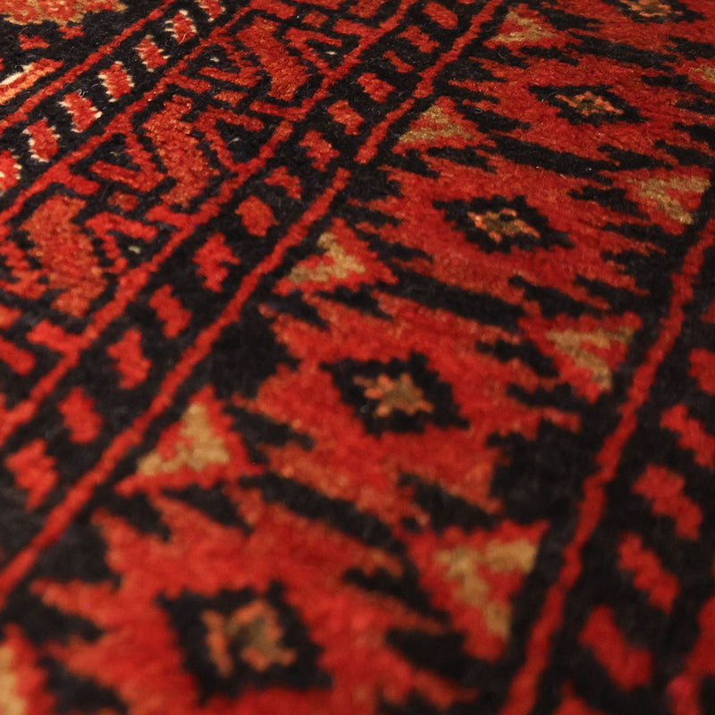 Loper Baluch tapijt - 198 x 102 cm - donkerrood