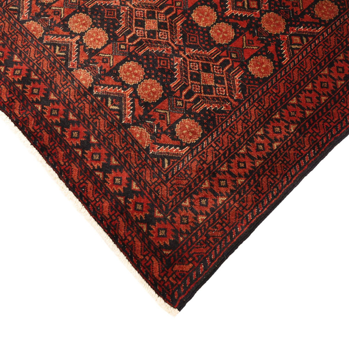 Loper Baluch tapijt - 198 x 102 cm - donkerrood