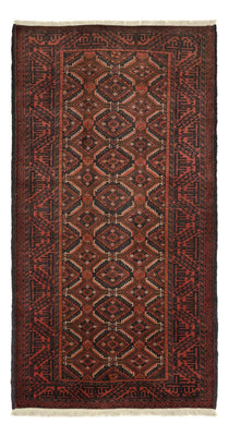 Loper Baluch tapijt - 192 x 98 cm - donkerrood