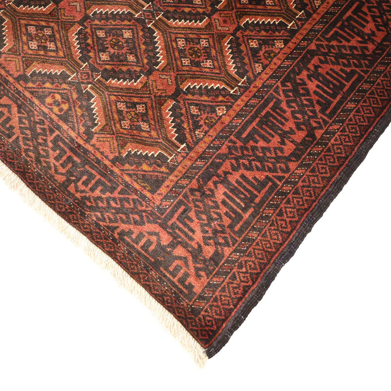 Loper Baluch tapijt - 192 x 98 cm - donkerrood