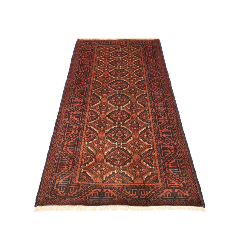 Loper Baluch tapijt - 192 x 98 cm - donkerrood