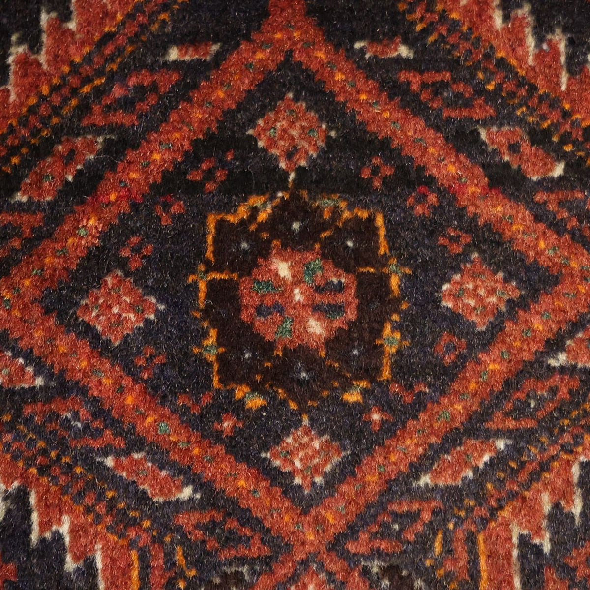 Loper Baluch tapijt - 194 x 97 cm - donkerrood