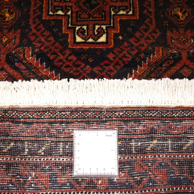 Loper Baluch tapijt - 194 x 97 cm - donkerrood
