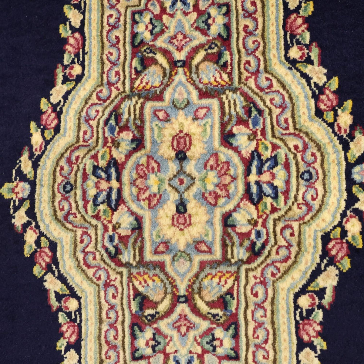 Perzisch tapijt - Klassiek - Koninklijke - 147 x 90 cm - donkerblauw