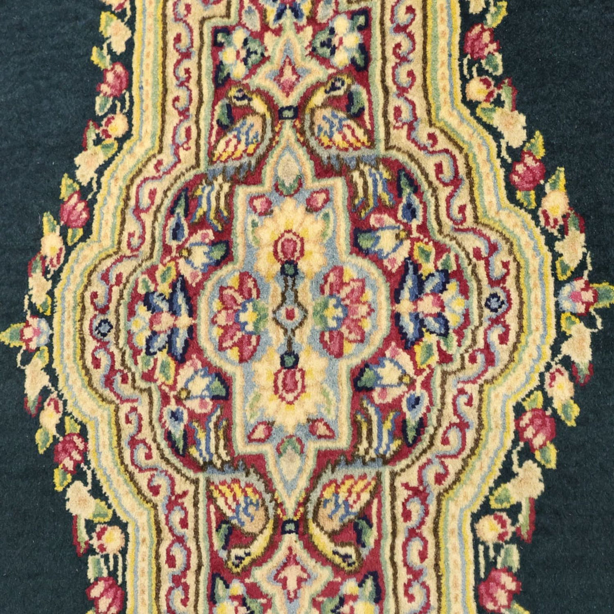 Perzisch tapijt - Klassiek - Koninklijke - 152 x 90 cm - donkergroen