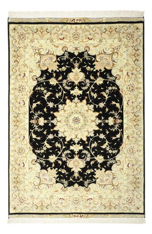 Perzisch tapijt - Tabriz - Royal - 152 x 99 cm - donkerblauw