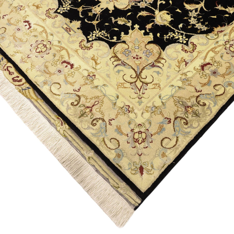 Perzisch tapijt - Tabriz - Royal - 152 x 99 cm - donkerblauw