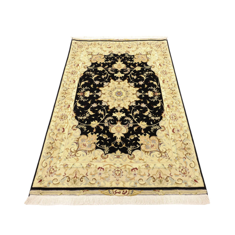 Perzisch tapijt - Tabriz - Royal - 152 x 99 cm - donkerblauw