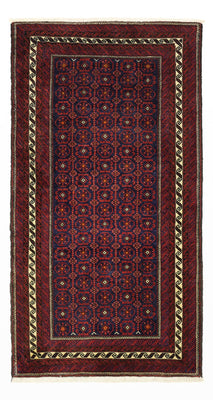 Loper Baluch tapijt - 185 x 100 cm - donkerrood