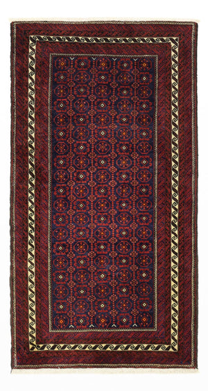 Loper Baluch tapijt - 185 x 100 cm - donkerrood