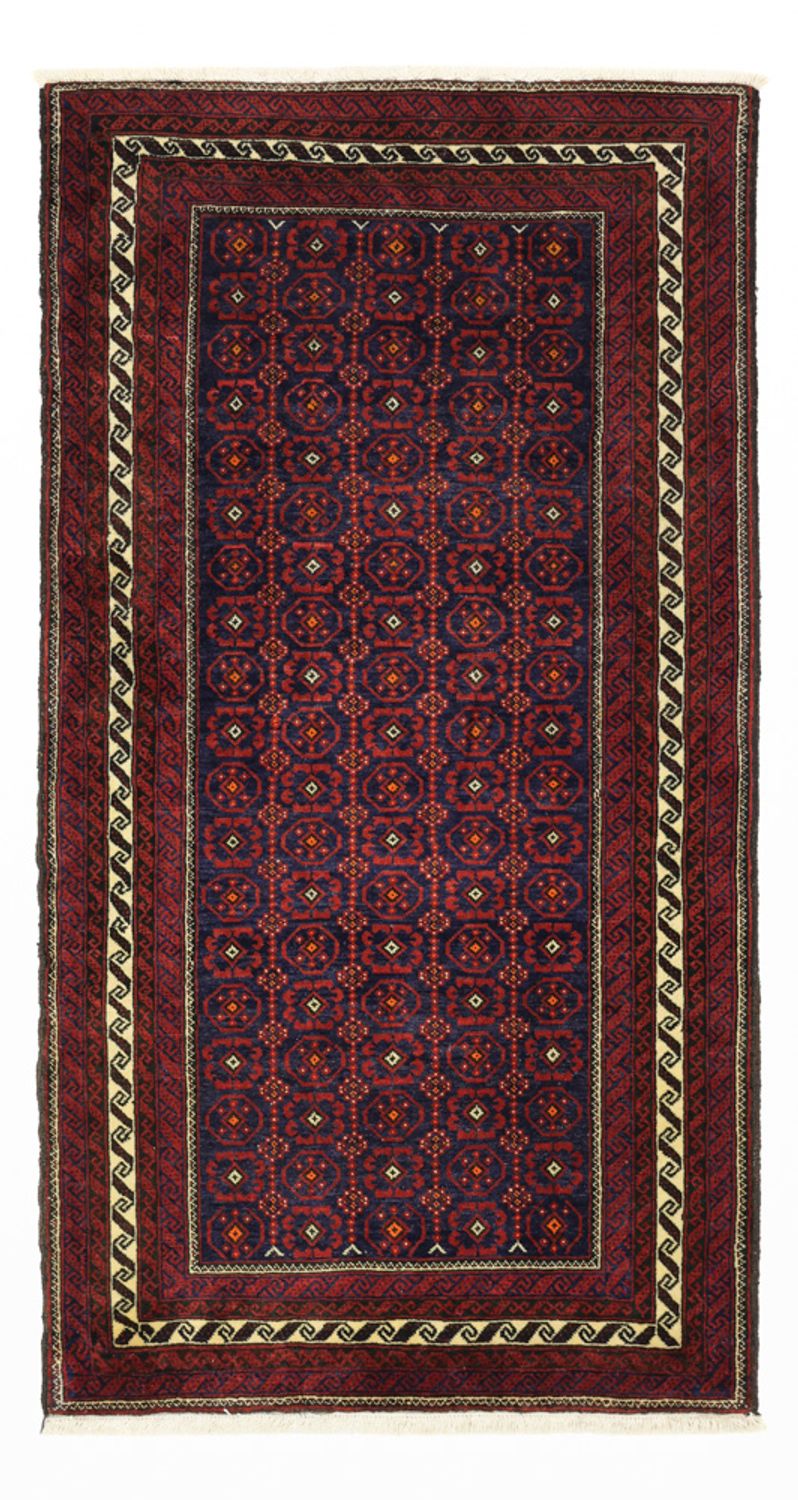 Loper Baluch tapijt - 185 x 100 cm - donkerrood